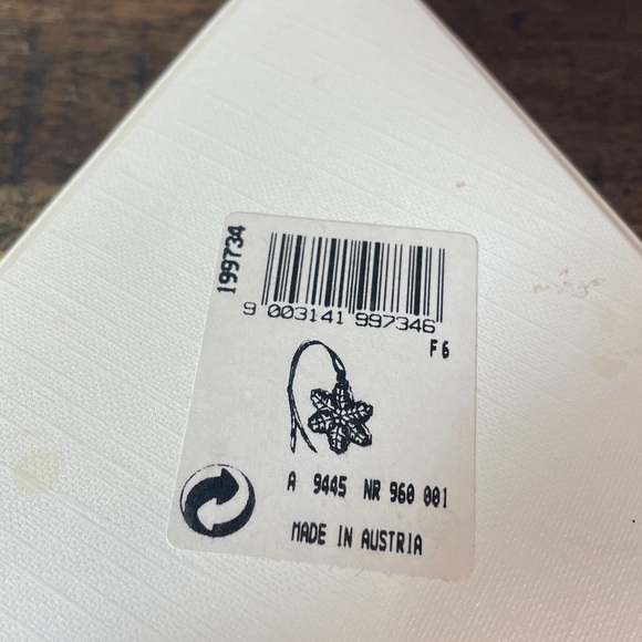 Swarovski 1996 Christmas ornament in box.  Rare. - Picture 16 of 17